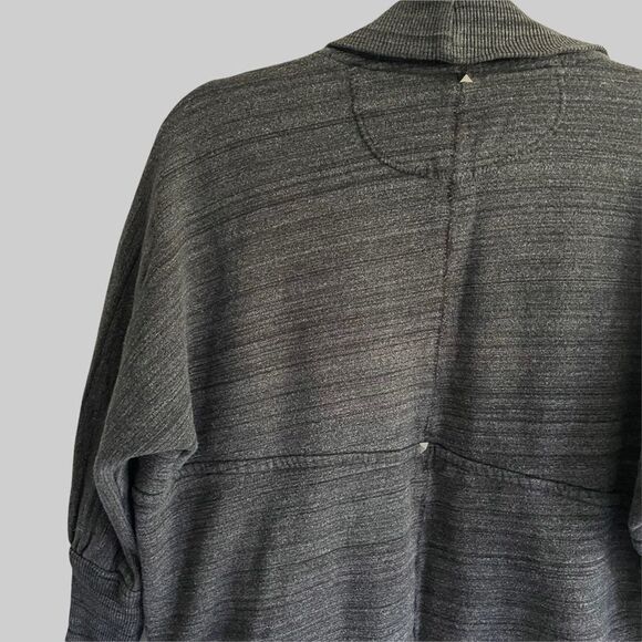 ARITZIA Wilfred Diderot Open Cocoon Cardigan Sweater Grey Black XXS - Picture 4 of 6